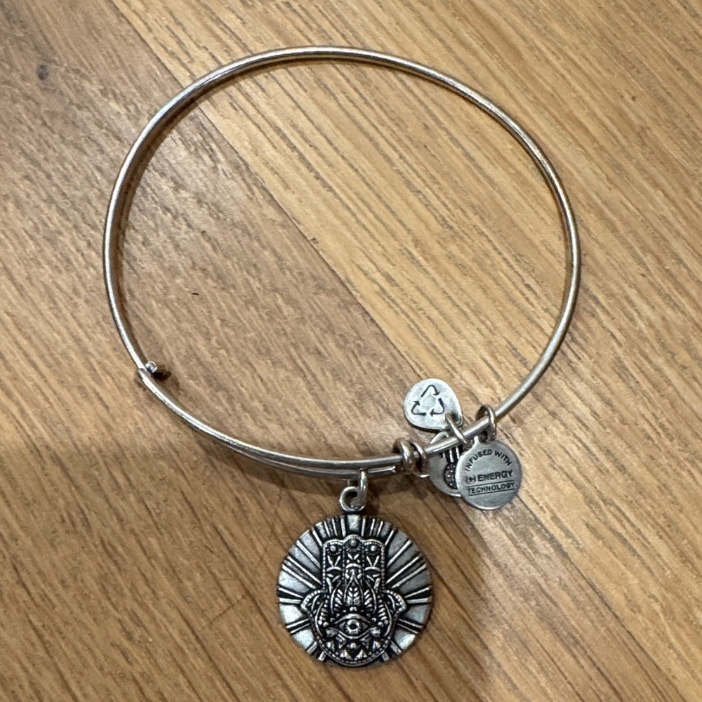 Alex and Ani Silver Charm Bracelet